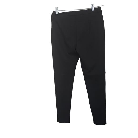 Halogen Women's Black Knit Flat Front Causal Everyday Norm Core Pants Office 6 - Picture 9 of 14